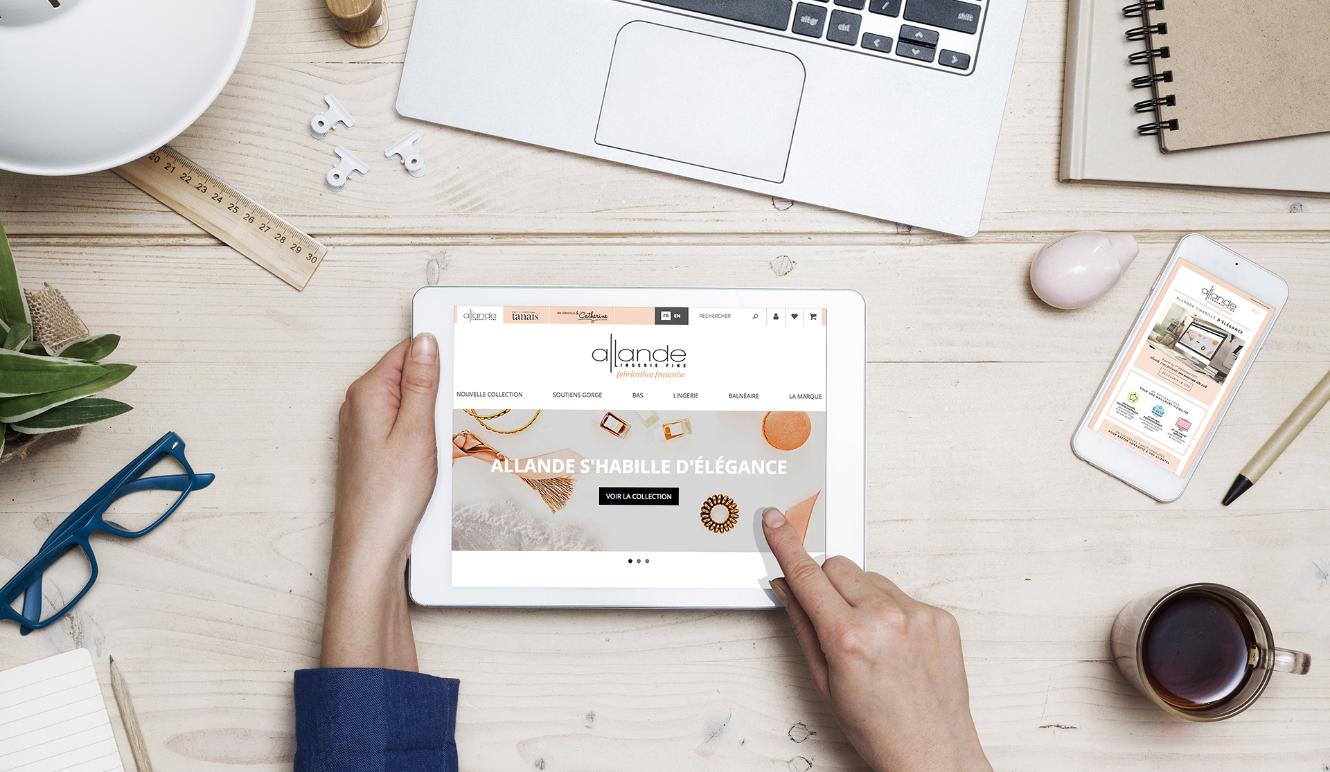 page d'accueil du site Allande