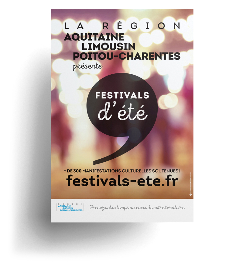 Affiche festivals d'été