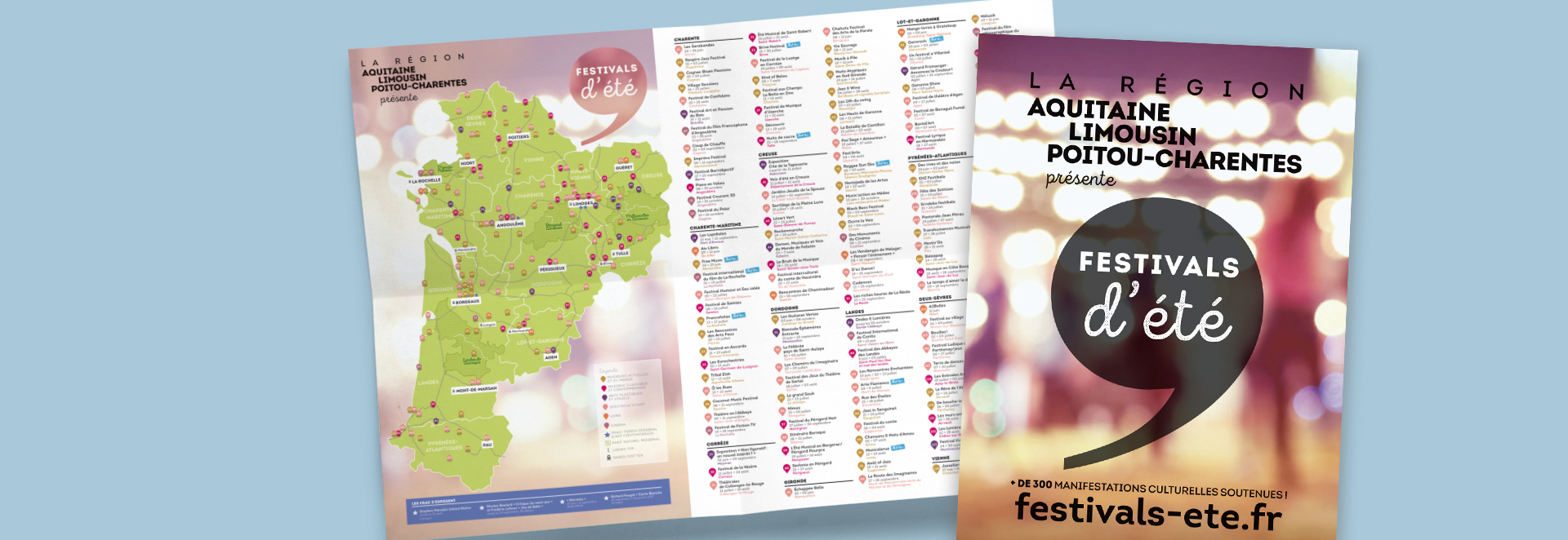 Affiche et programme Festivals d'été