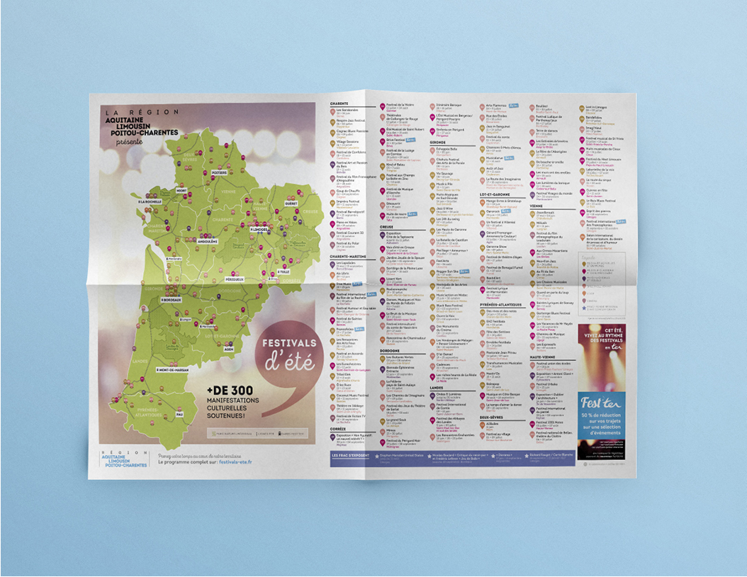 Plan liasse pour Festivals d'été