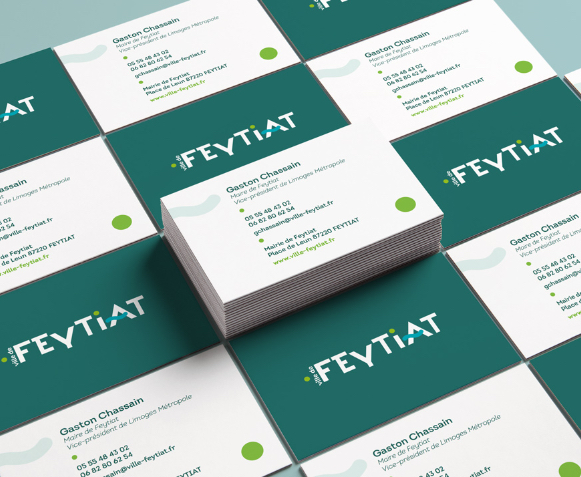 Cartes de visite de la ville de Feytiat