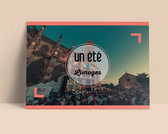 Carte postale du guide été de Limoges