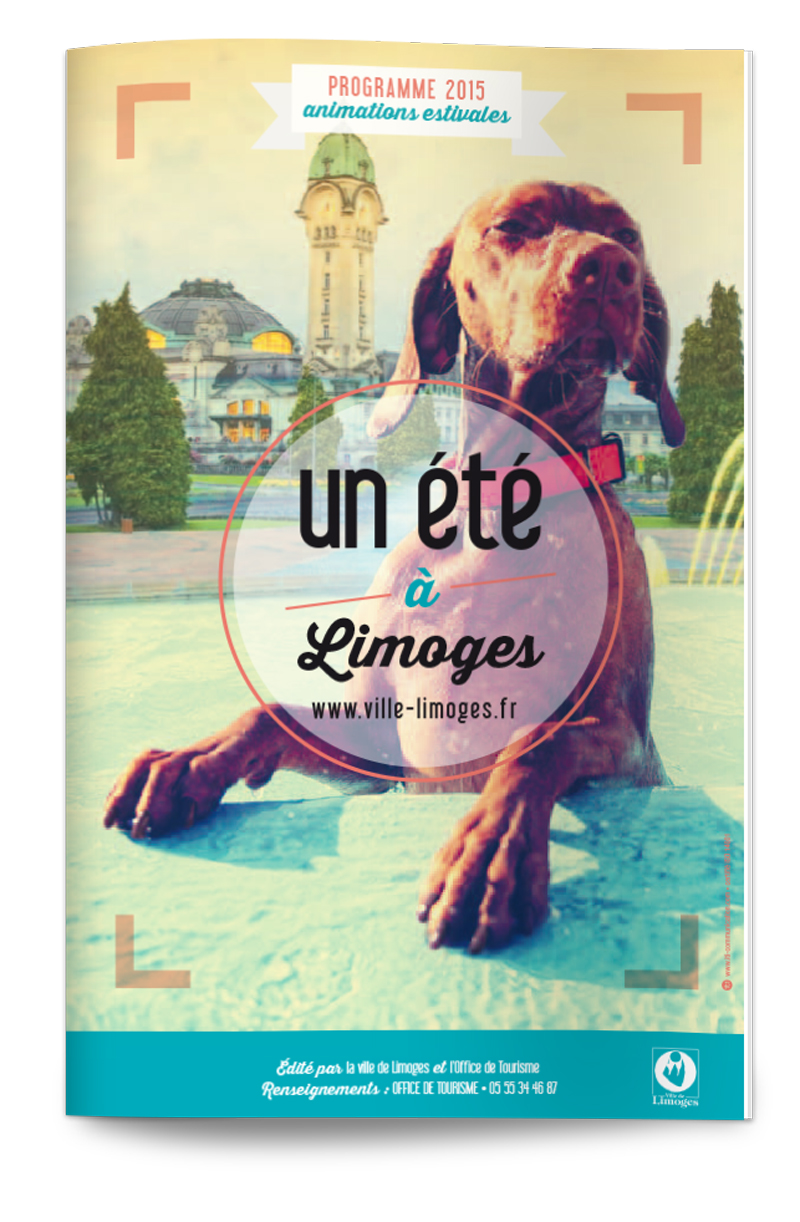 Couverture du guide été de Limoges