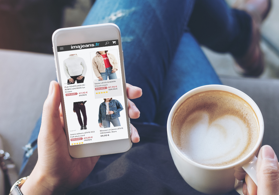 versions mobile du site Imajeans