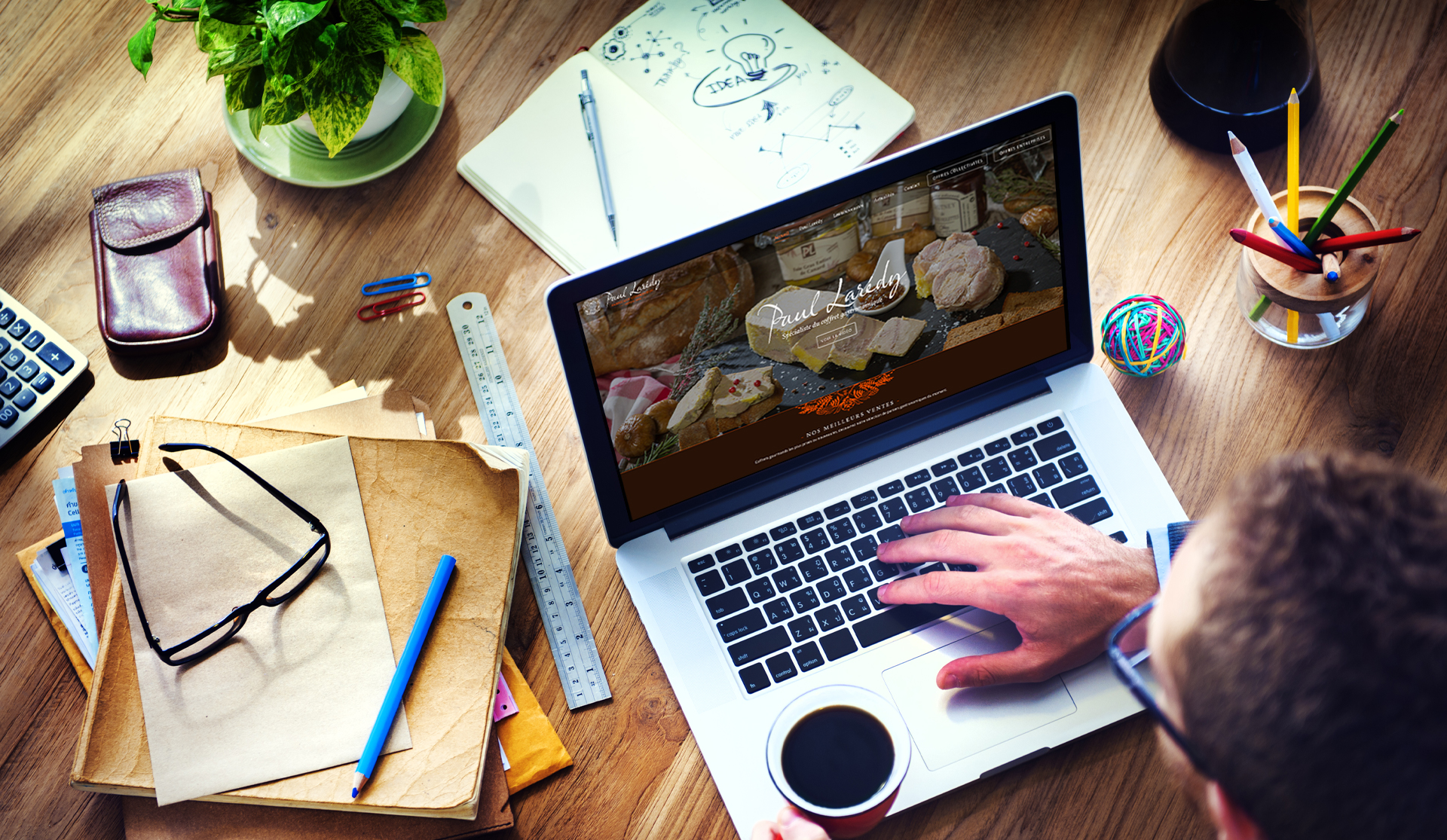 Page d'accueil du site de Paul Laredy