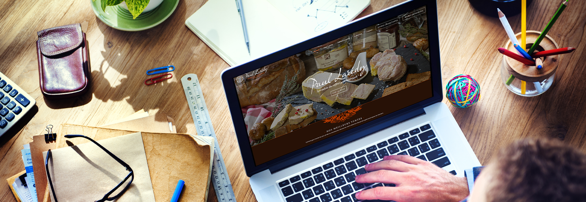 Page d'accueil du site de Paul Laredy