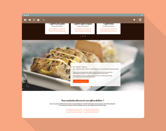 Zoom sur le site de Paul Laredy