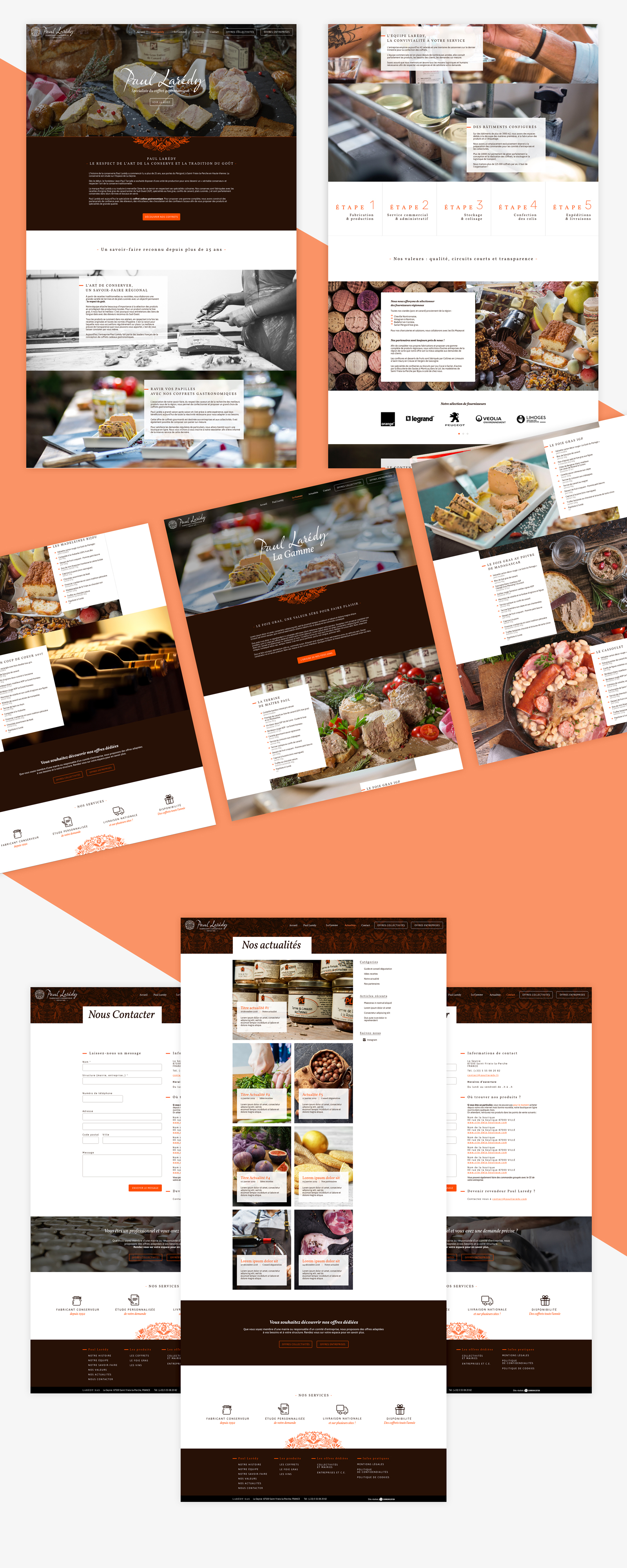 Pages du sitede Paul Laredy